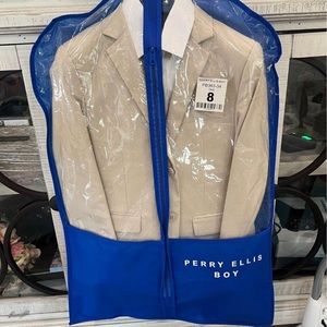 Perry Ellis Kids Suit Size 8 Brand New